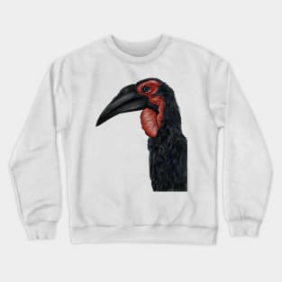 Southern Ground Hornbill Illustration Crewneck Sweatshirt